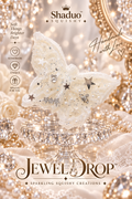 Jewel Drop Series - Pink Ombre Butterfly Jewel Squishy