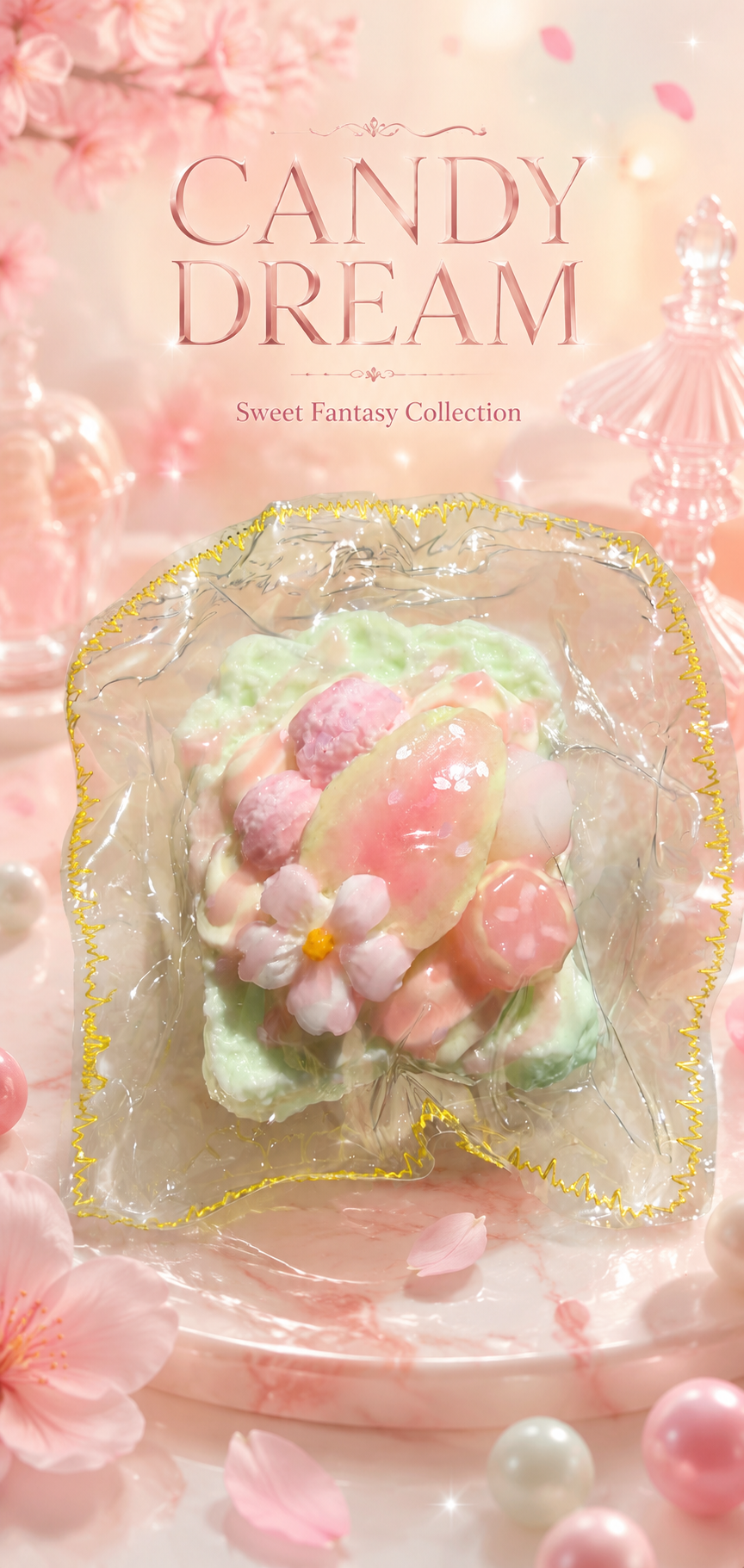 Sweet Fantasy Sakura Toast Squishy