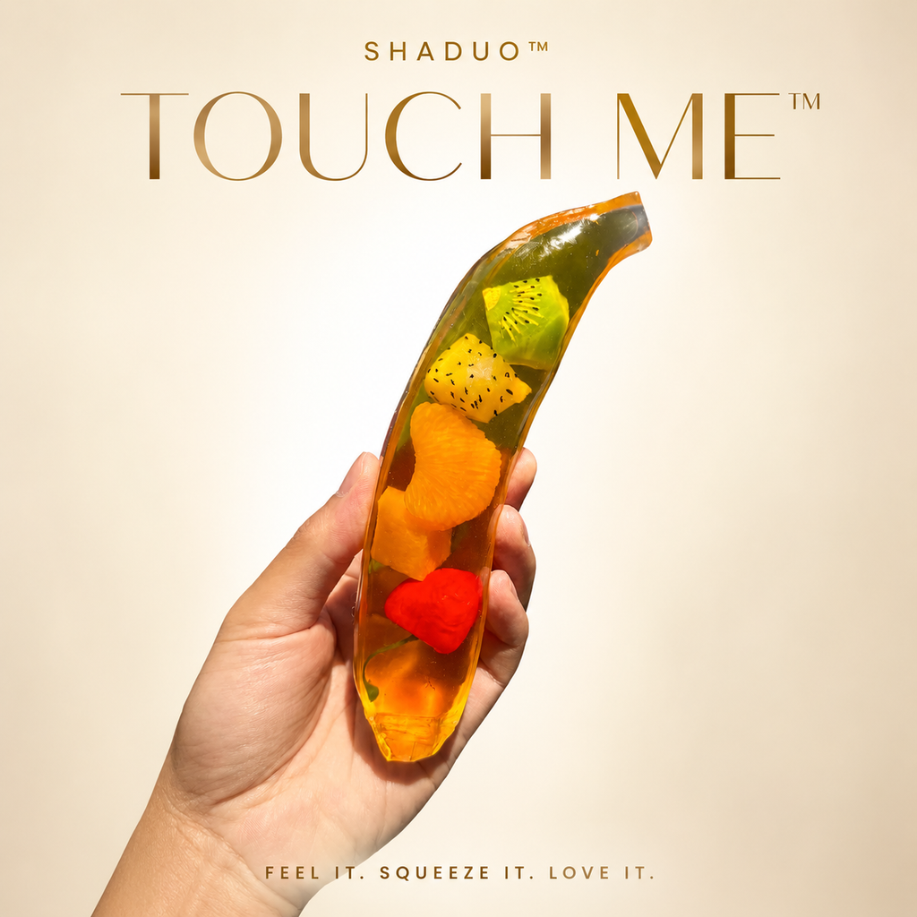 [Touch Me] Crystal Fruit Parfait Banana Squishy