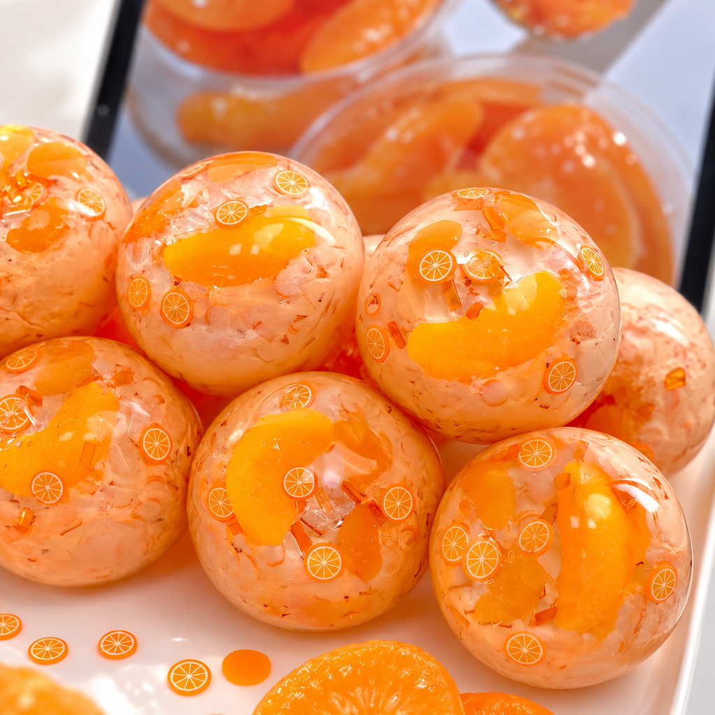 Touch Me Series-Juicy Tangerine Squishy Ball