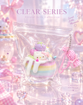 Clear Series - Sweet Kitty Pastel Sundae Crystal Jelly Squishy