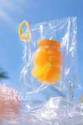 SHADUO Clear Series Citrus Jar Squishy
