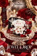 Jewel Drop Series - Gothic Dark Red Puppy Cake Squishy
