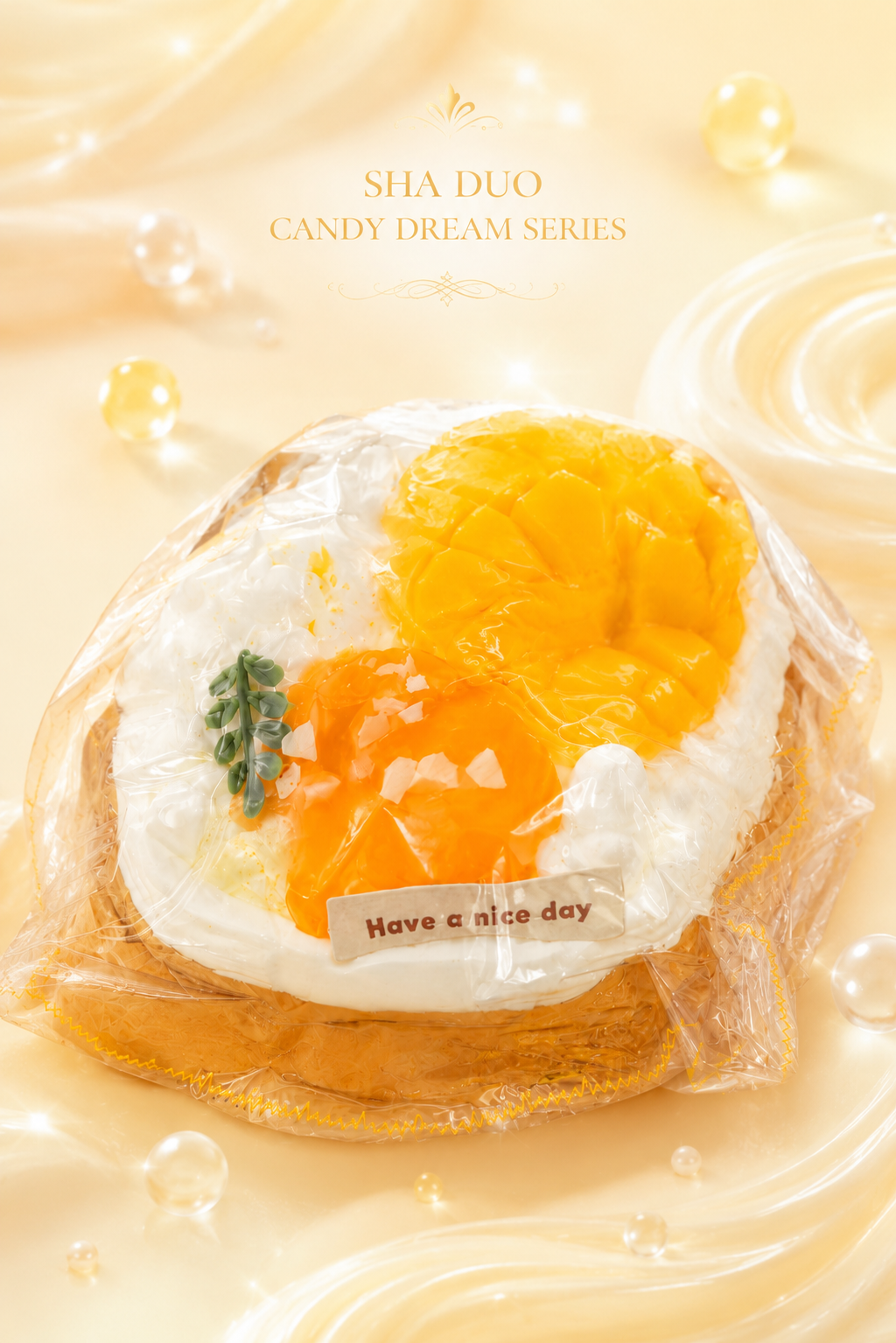 Mango Dream Cream Cake Squishy Toy
