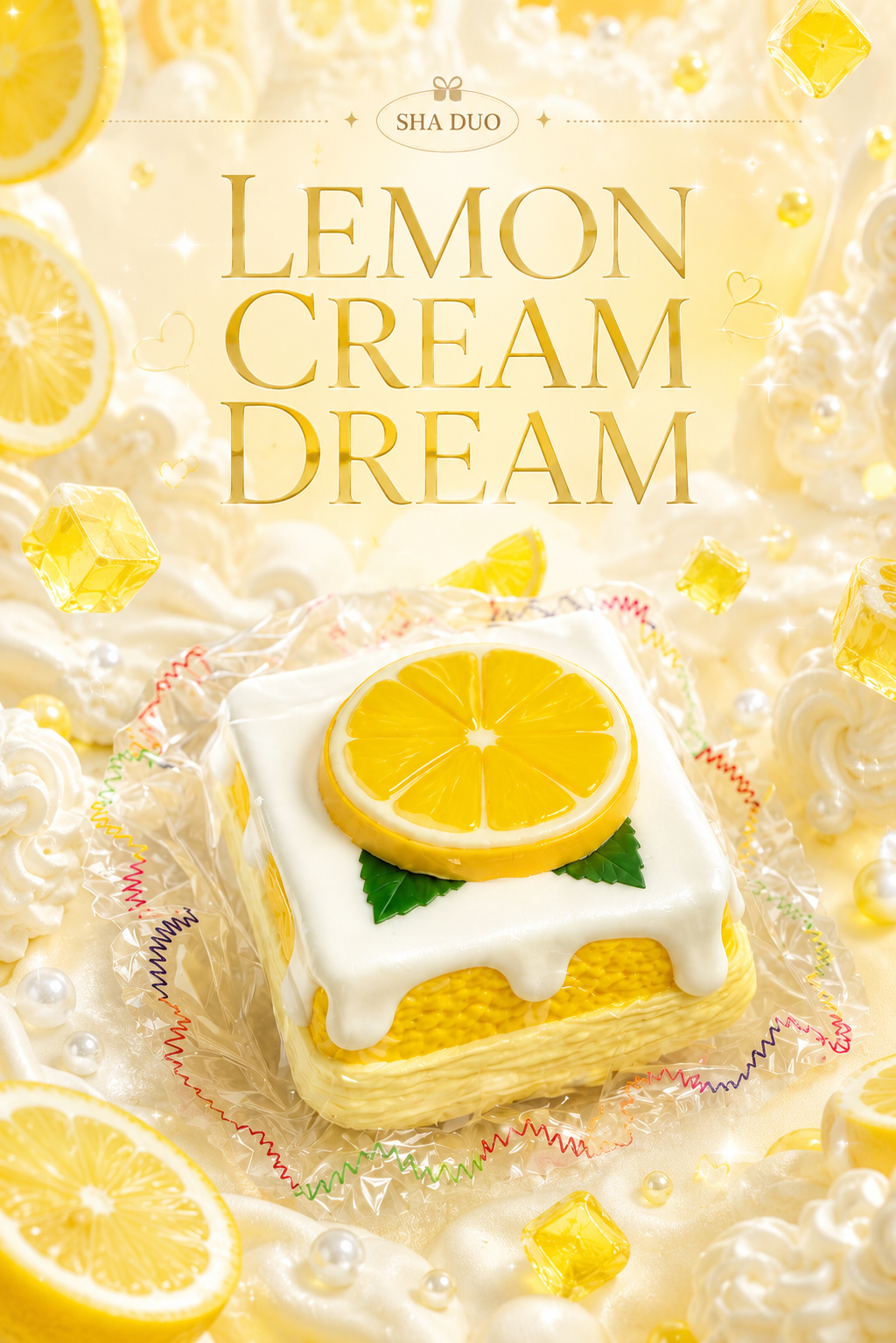SHADUO Lemon Cream Dream Squishy