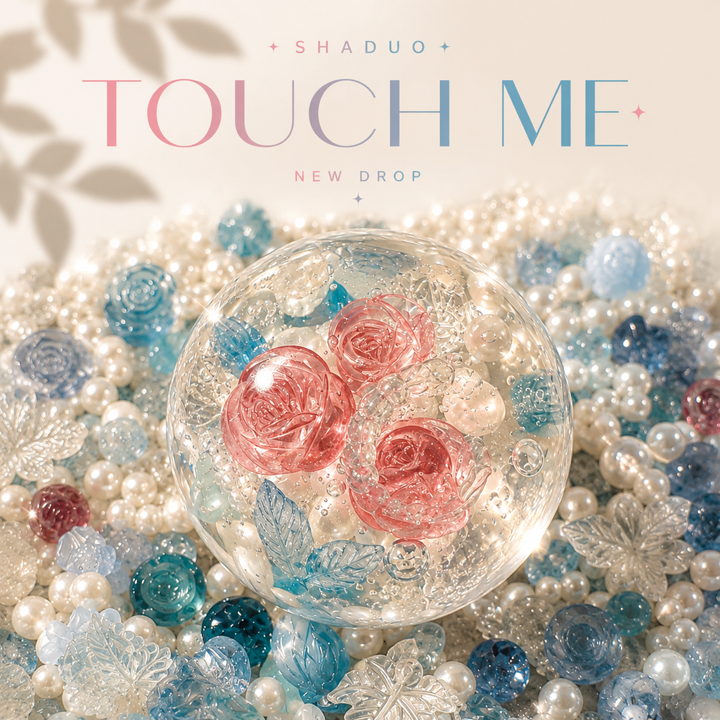 [Touch Me] Vintage Rose Garden Crystal Sphere Squishy ball