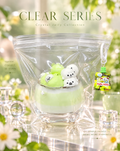 Clear Series - Matcha Green Seal Bowl Crystal Jelly Squishy