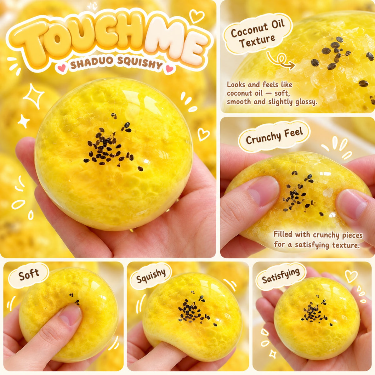 Egg Yolk Pastry squishy details