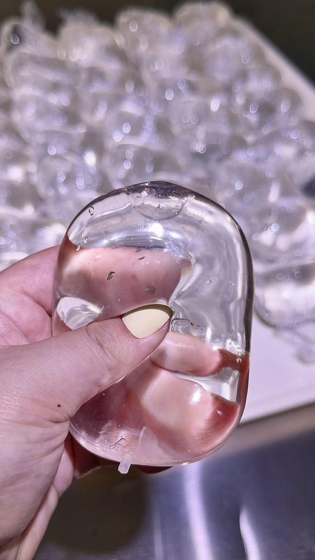 SHADUO Touch Me Series - Clear Jelly soap Capsule Squishy
