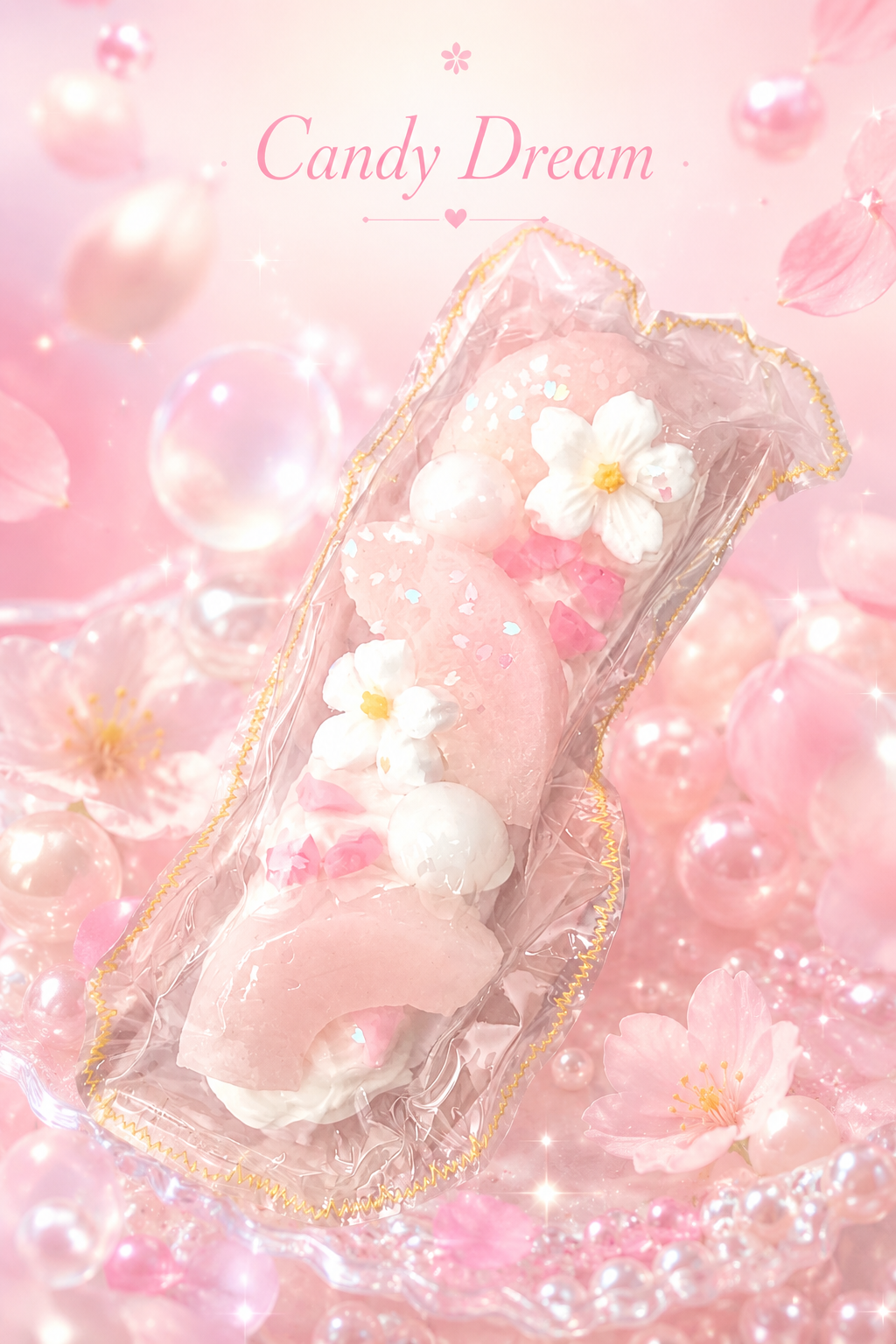 Magical Sakura Peach Slice Squishy
