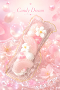 Magical Sakura Peach Slice Squishy