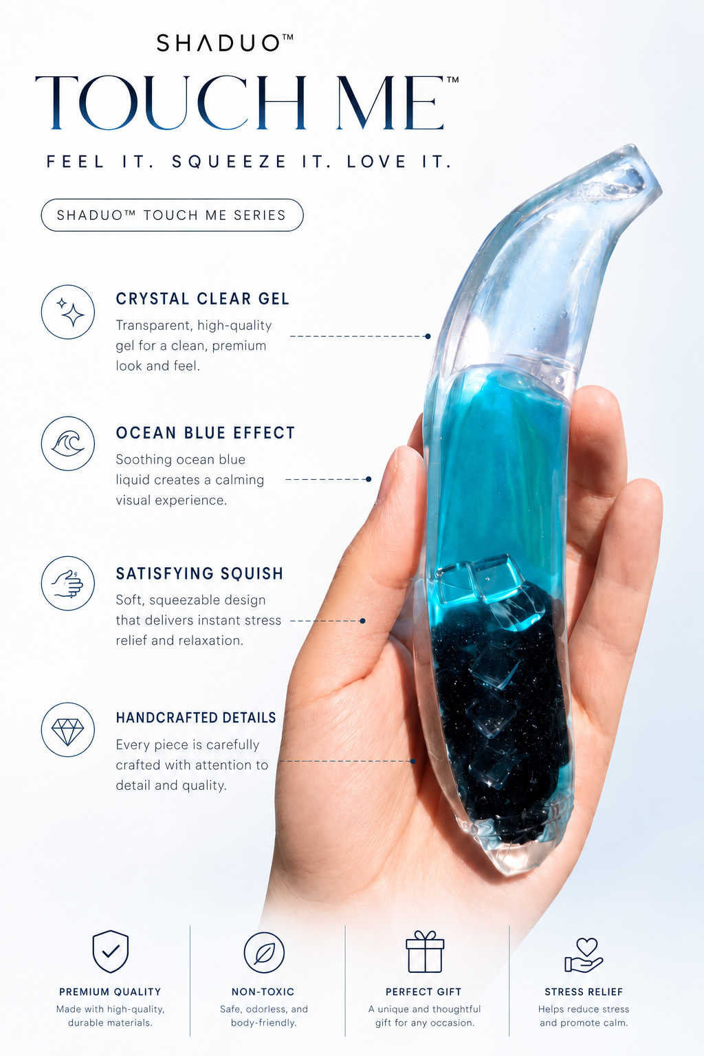 [Touch Me] Ocean Breeze Ice Banana Squishy