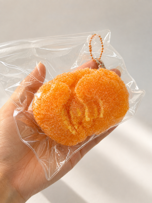 Candy Dream Series - Sugar Coated Orange Peach Slice Squishy Toy