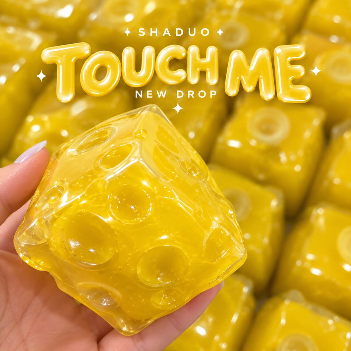 SHADUO Touch Me Series - Cheese Cube icee snow Squishy