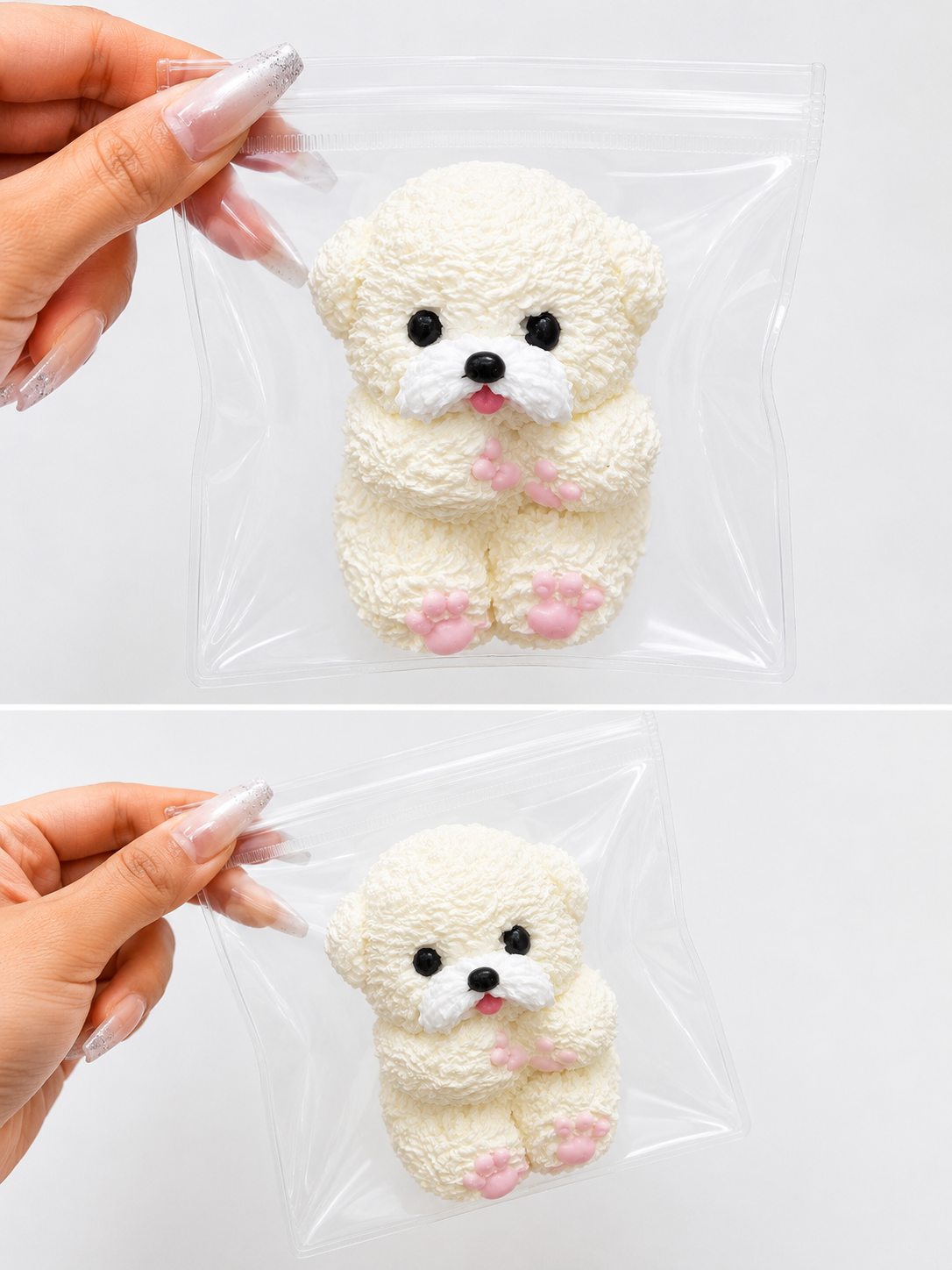 Wonder Village - Riverside Dock Bear Whipped Cream Squishy Toy
