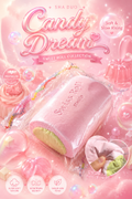 SHADUO Candy Dream Swiss Roll Squishy