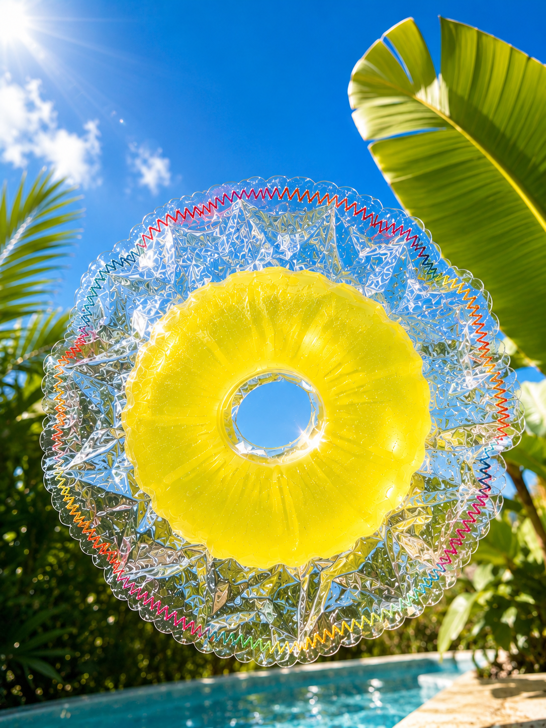 SHADUO Clear Series Pineapple Sky Ring