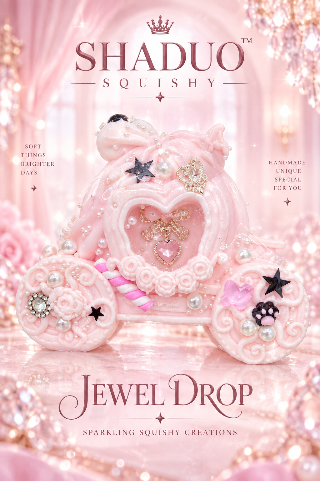 Jewel Drop Series - Princess Carriage Squishy