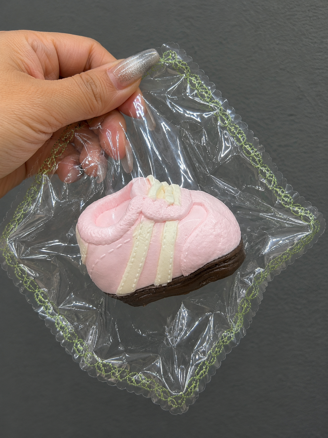 Candy Dream Series - Pastel Pink Sneaker Shoe Squishy Toy