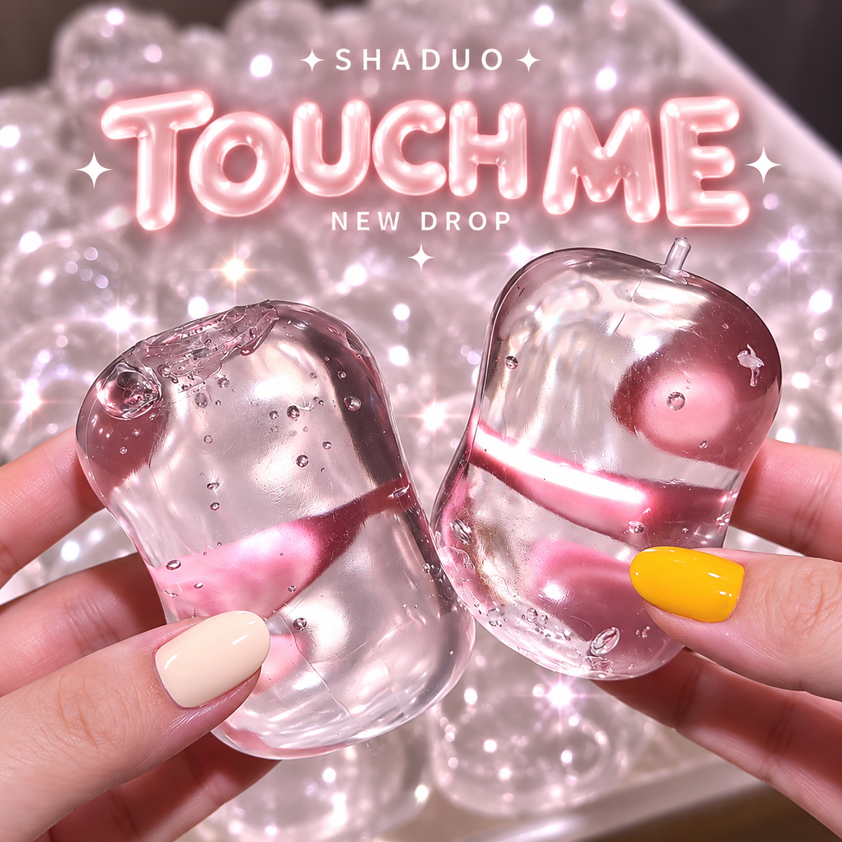 SHADUO Touch Me Series - Clear Jelly soap Capsule Squishy