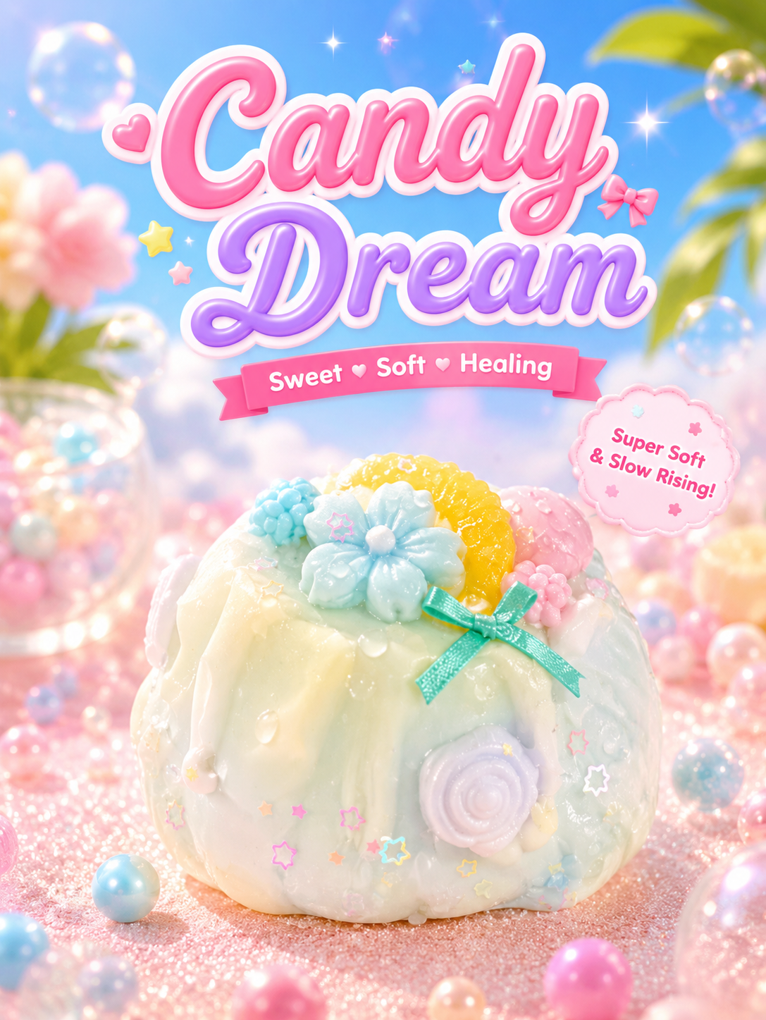 [Candy Dream] Magical Rainbow Fantasy Bundt Squishy