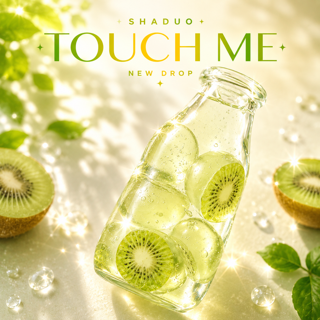[Touch Me] Fresh Kiwi Slice Bottle Gel Squishy (Vaseline texture)
