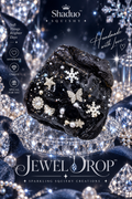Jewel Drop Series - Obsidian Snowflake Jewel Squishy