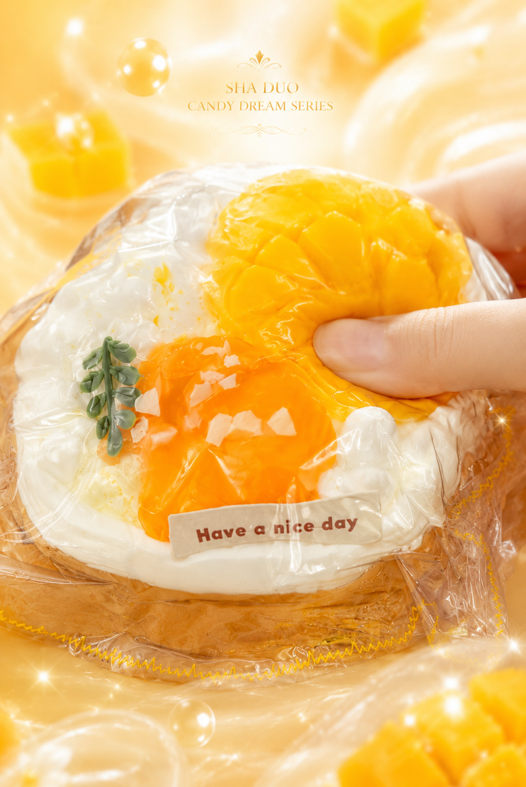 Mango Dream Cream Cake Squishy Toy