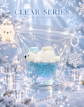 Clear Series - Winter Polar Bear Snowflake Crystal Jelly Squishy