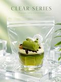 Elegant Matcha Parfait Crystal Jelly Squishy