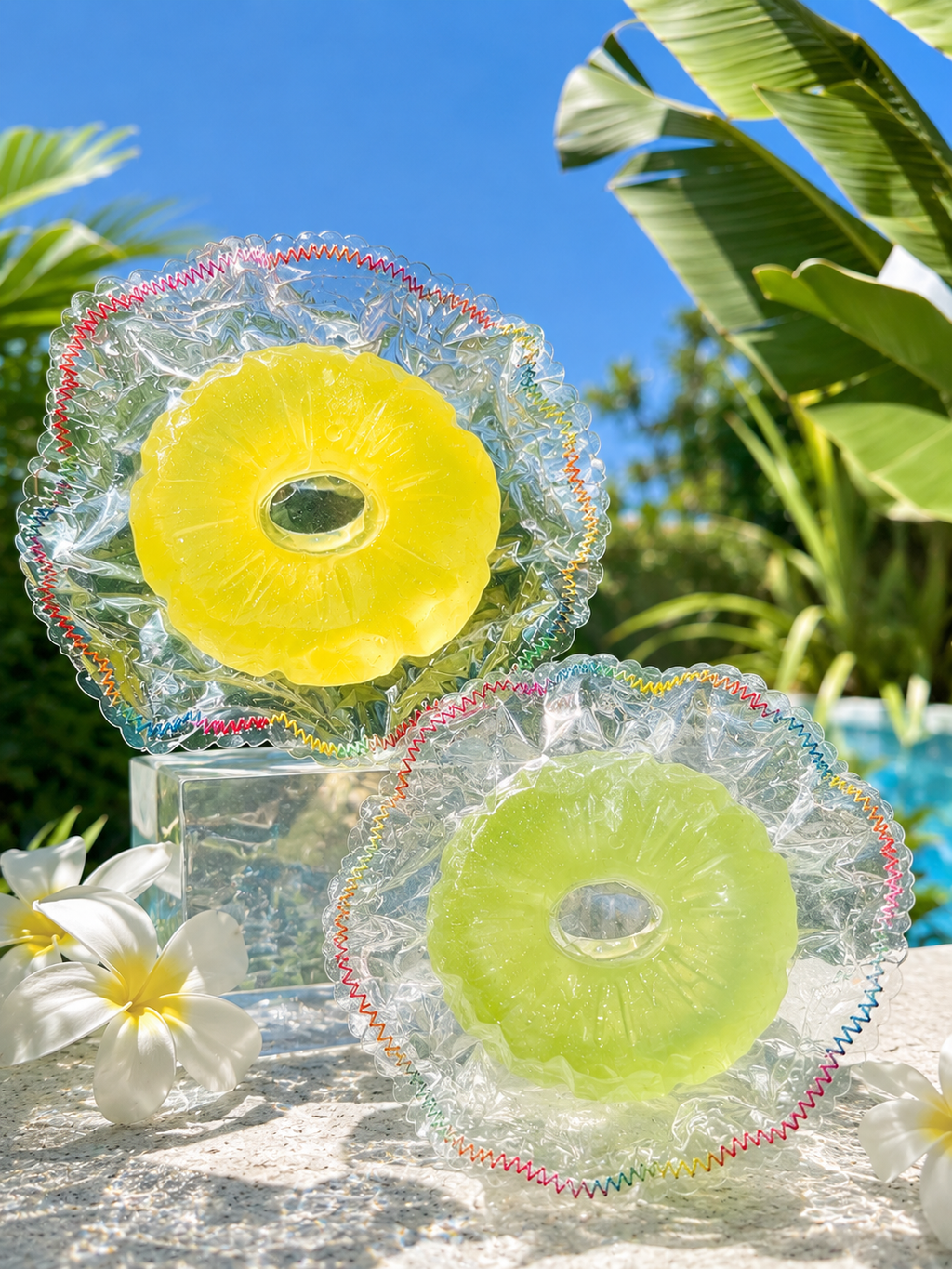 SHADUO Clear Series Pineapple Sky Ring