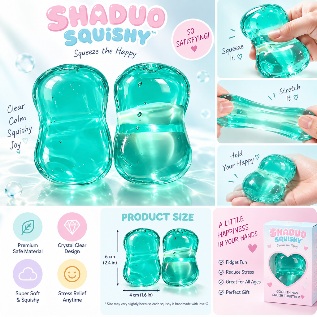 SHADUO Touch Me Series - Aqua Clear Water soap Squishy