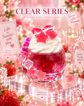 Clear Series - Sparkling Strawberry Dessert Crystal Jelly Squishy