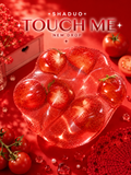 Touch Me Series - Sparkly tomato Jelly Cushion Squishy ball(vaseline texture)