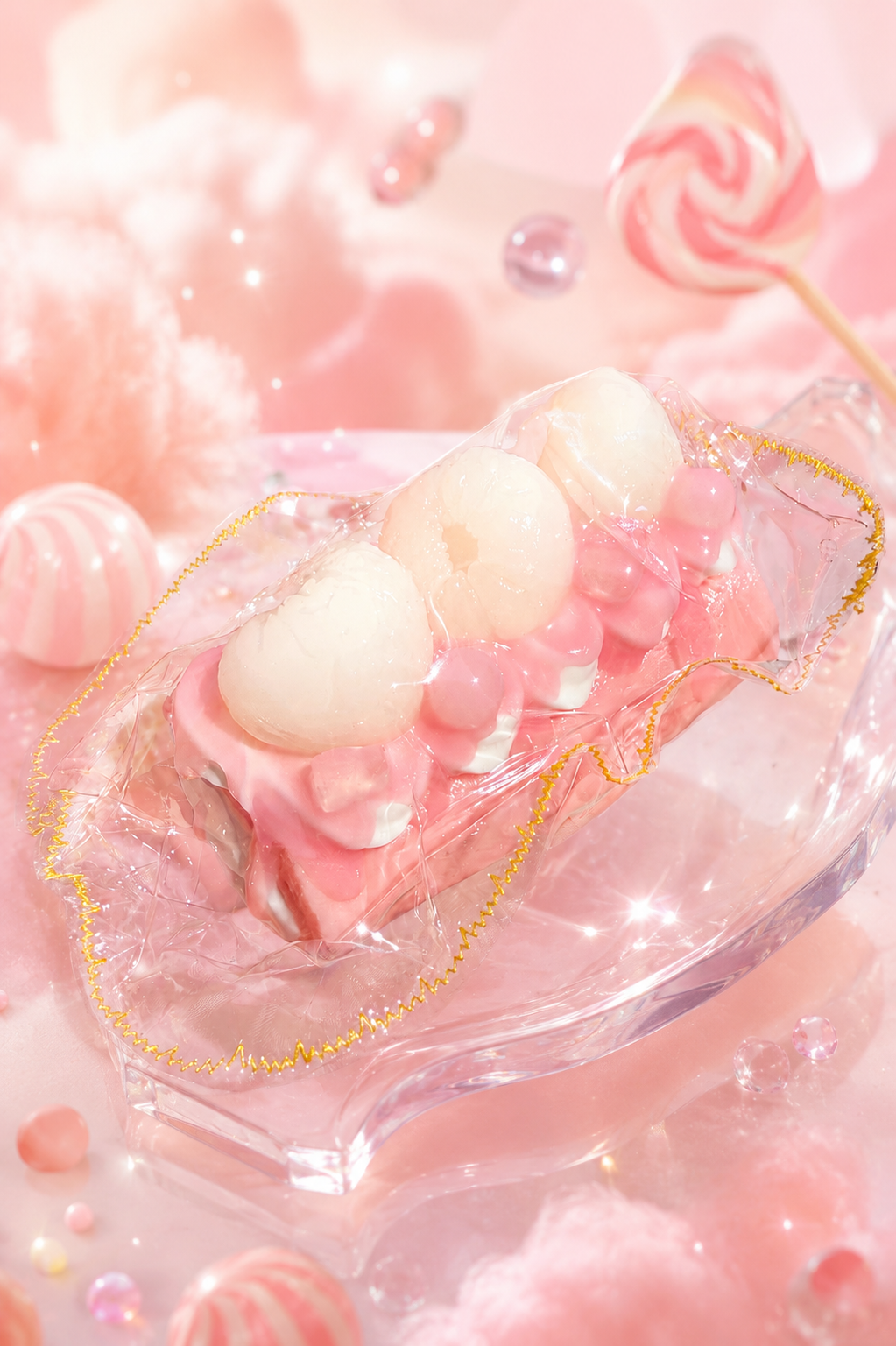 Sweet Lychee Trio Squishy