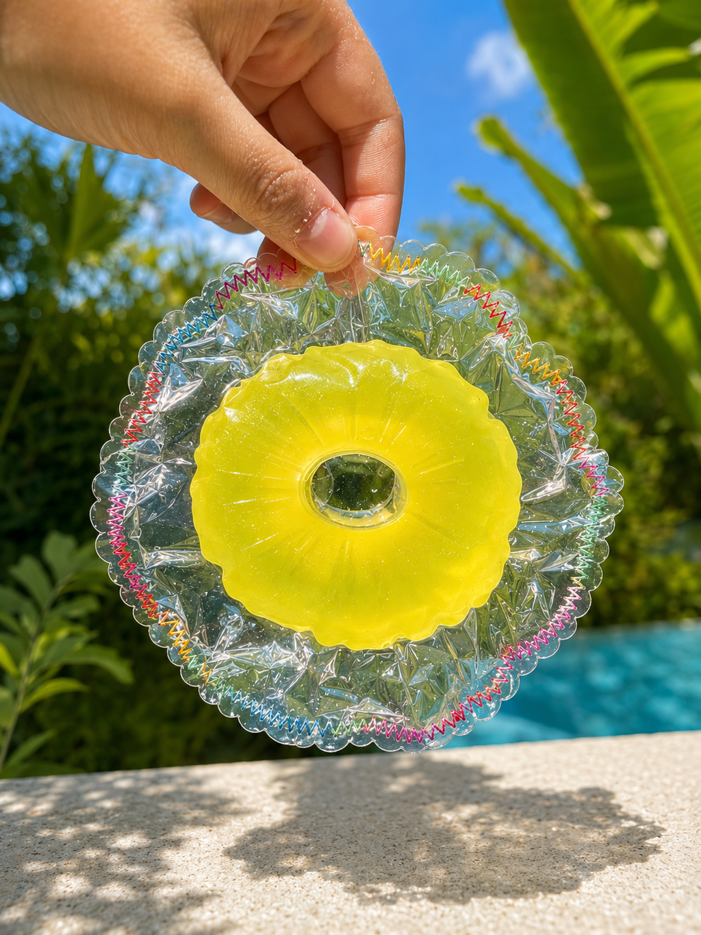 SHADUO Clear Series Pineapple Sky Ring