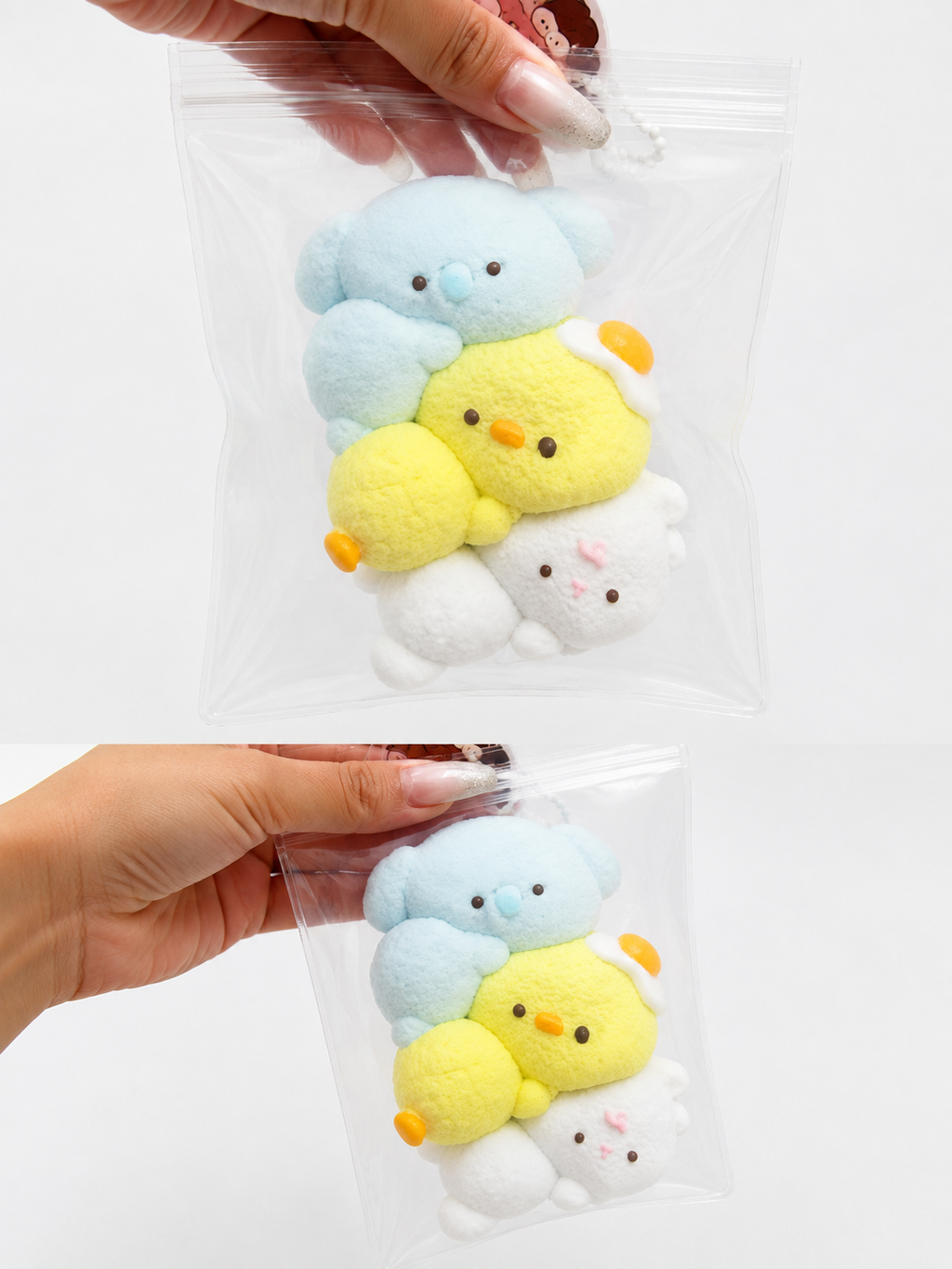 Wonder Village - Stacked Friends Picnic Whipped Cream Squishy Toy