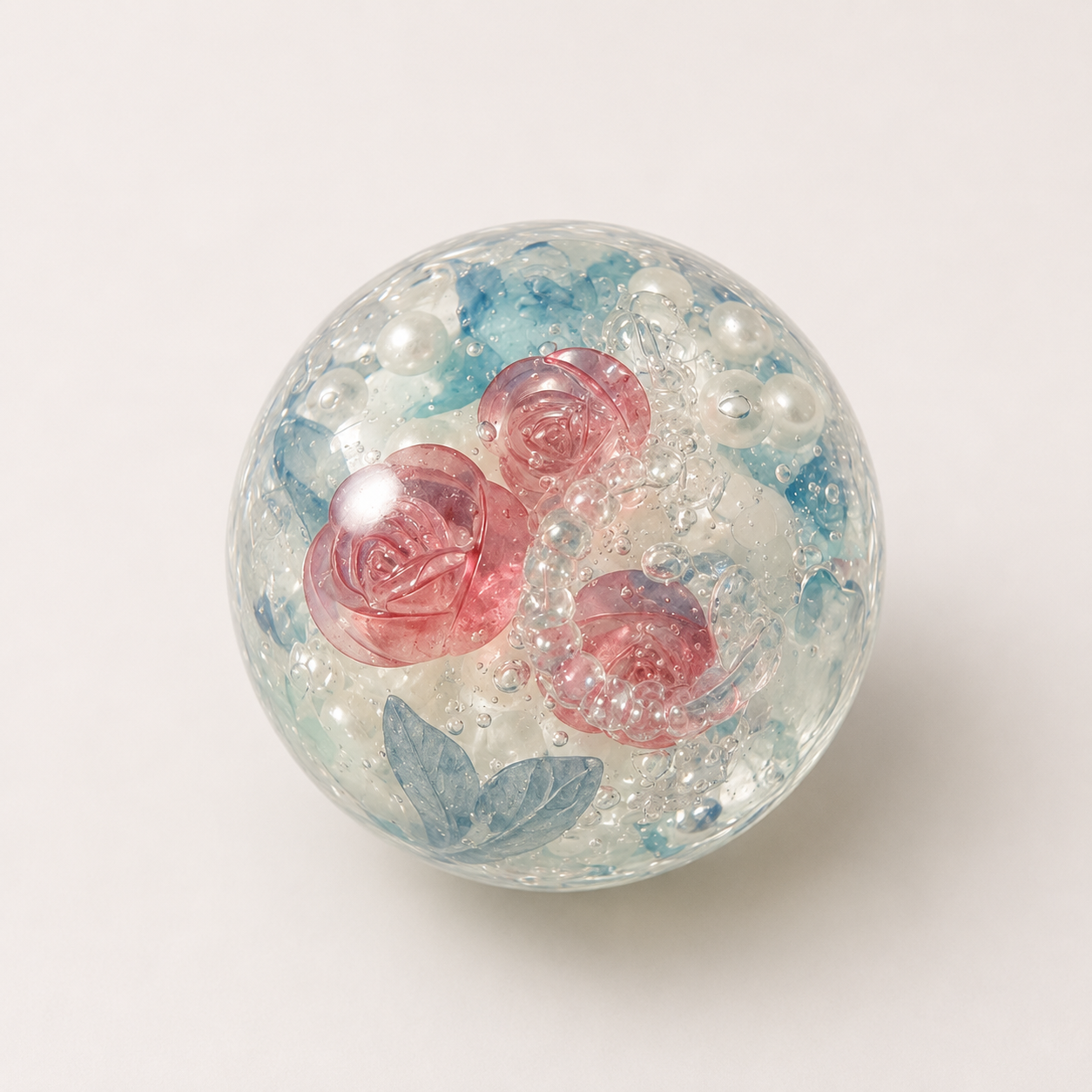 [Touch Me] Vintage Rose Garden Crystal Sphere Squishy ball