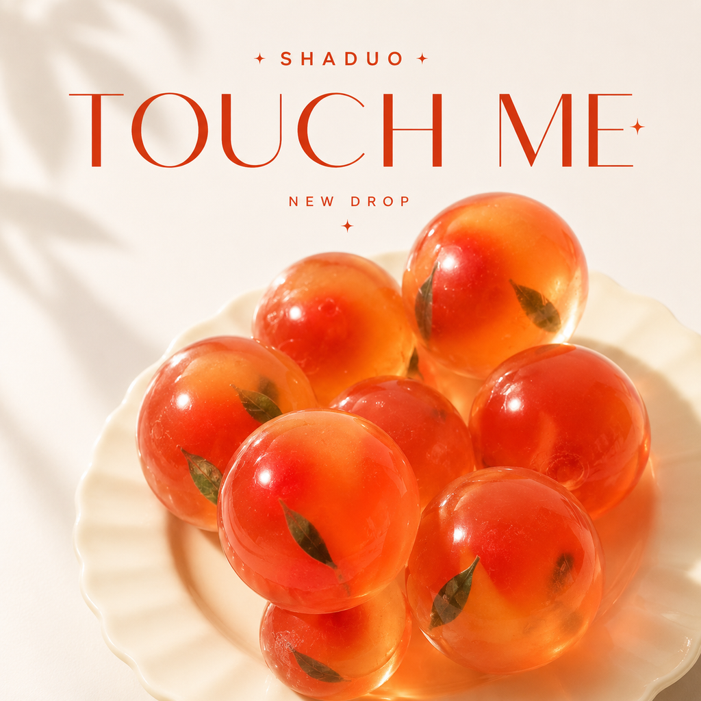 [Touch Me] Golden Amber Orange Jelly Ball Squishy