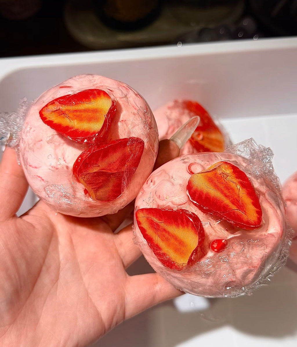 Touch Me Series - Strawberry Cream Tart Squishy ball