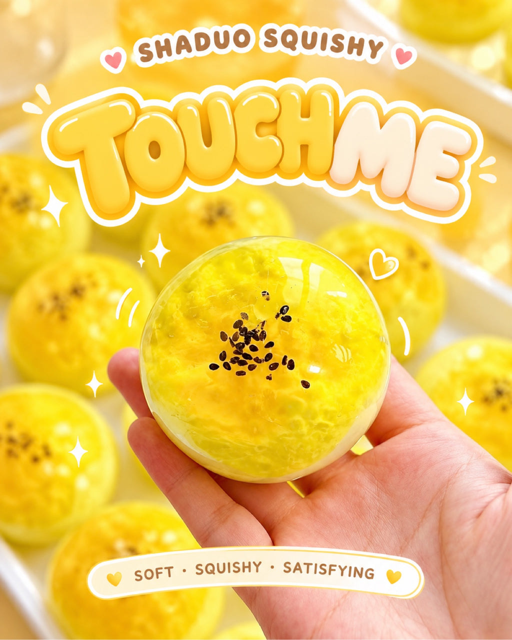 Egg Yolk Pastry squishy cover