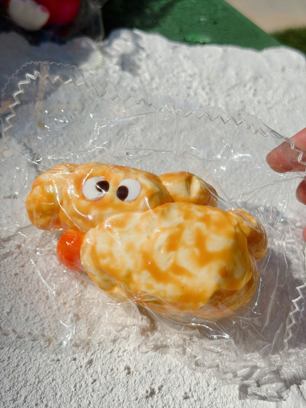 Better Bakery caramel dog squishy, real photo