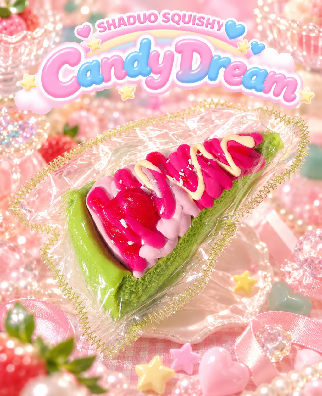 Candy Dream cake slice squishy, AI cover