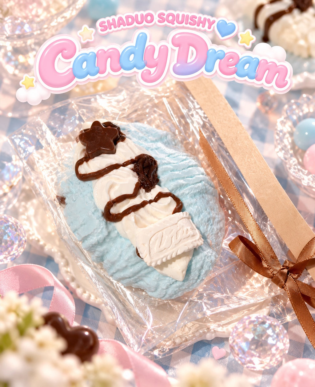 Candy Dream chocolate cream squishy, AI cover