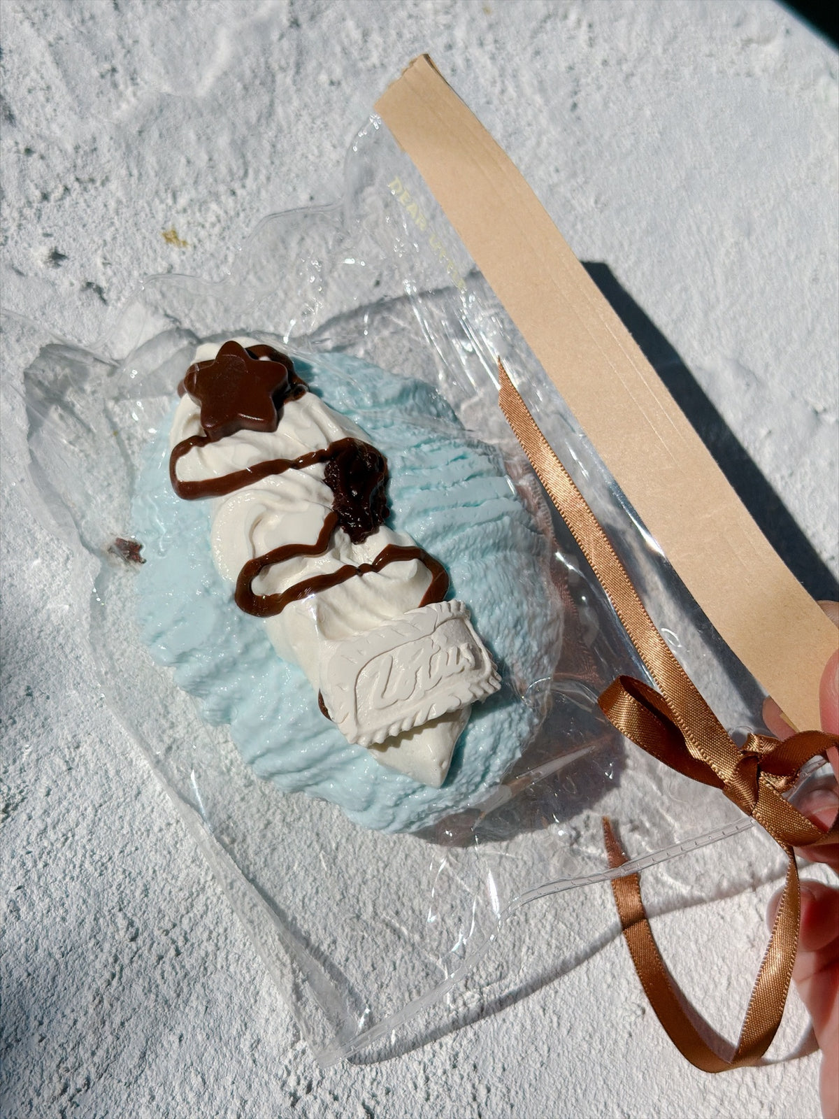 Candy Dream chocolate cream squishy, real photo