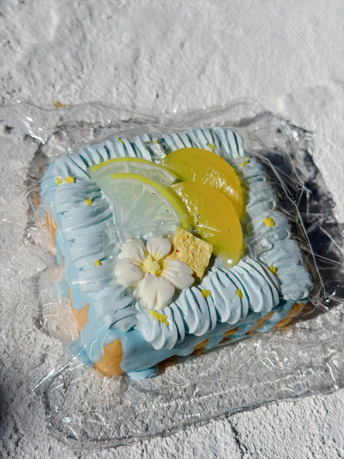 Candy Dream lemon cake squishy, real photo