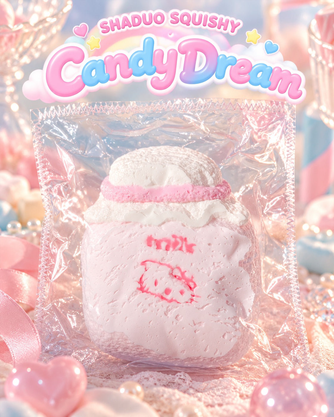 Candy Dream milk jar squishy, AI cover