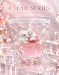 SHADUO Clear Series Pink Bear Jelly Jar Squishy
