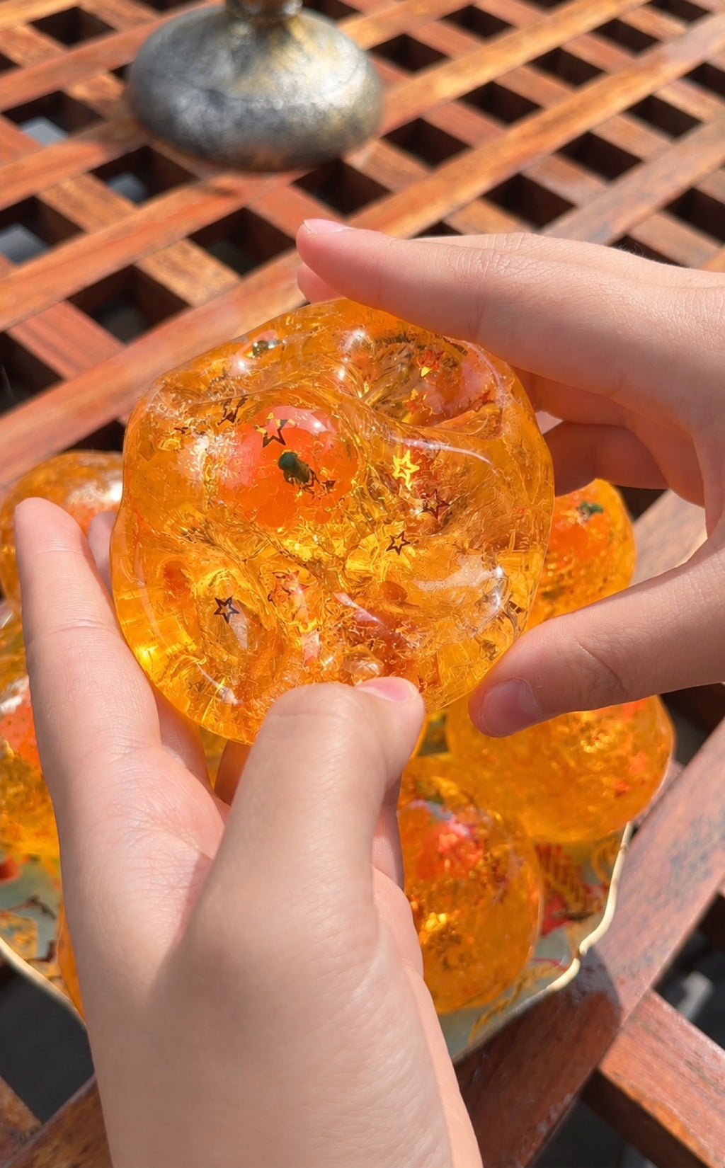 SHADUO Touch Me Series Halloween Pumpkin Malt Sugar Squishy - Limited Edition Sensory Toy