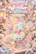 SHADUO SQUISHY Wonder Village Collector's Edition Elephant Ice Cream Cone Squishy - pastel elephant face cone with party hat